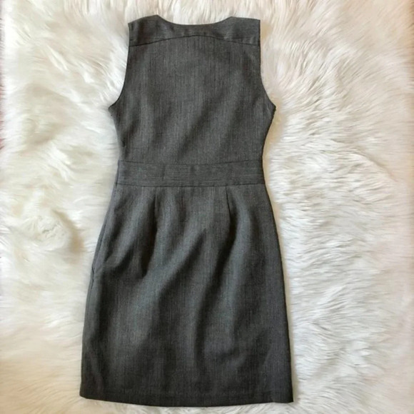 Gap Charcoal Sheath Dress w Pockets 0 - Picture 4 of 6